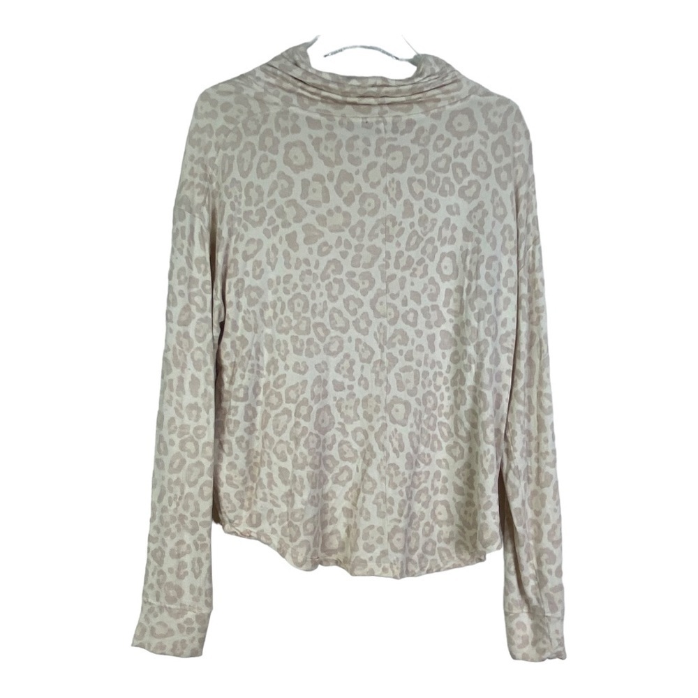 Splendid Leopard Cowl Neck - Picture 2 of 7